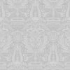 Laura Ashley Papier peint intissé Heraldic Damask - Intissé - Gris