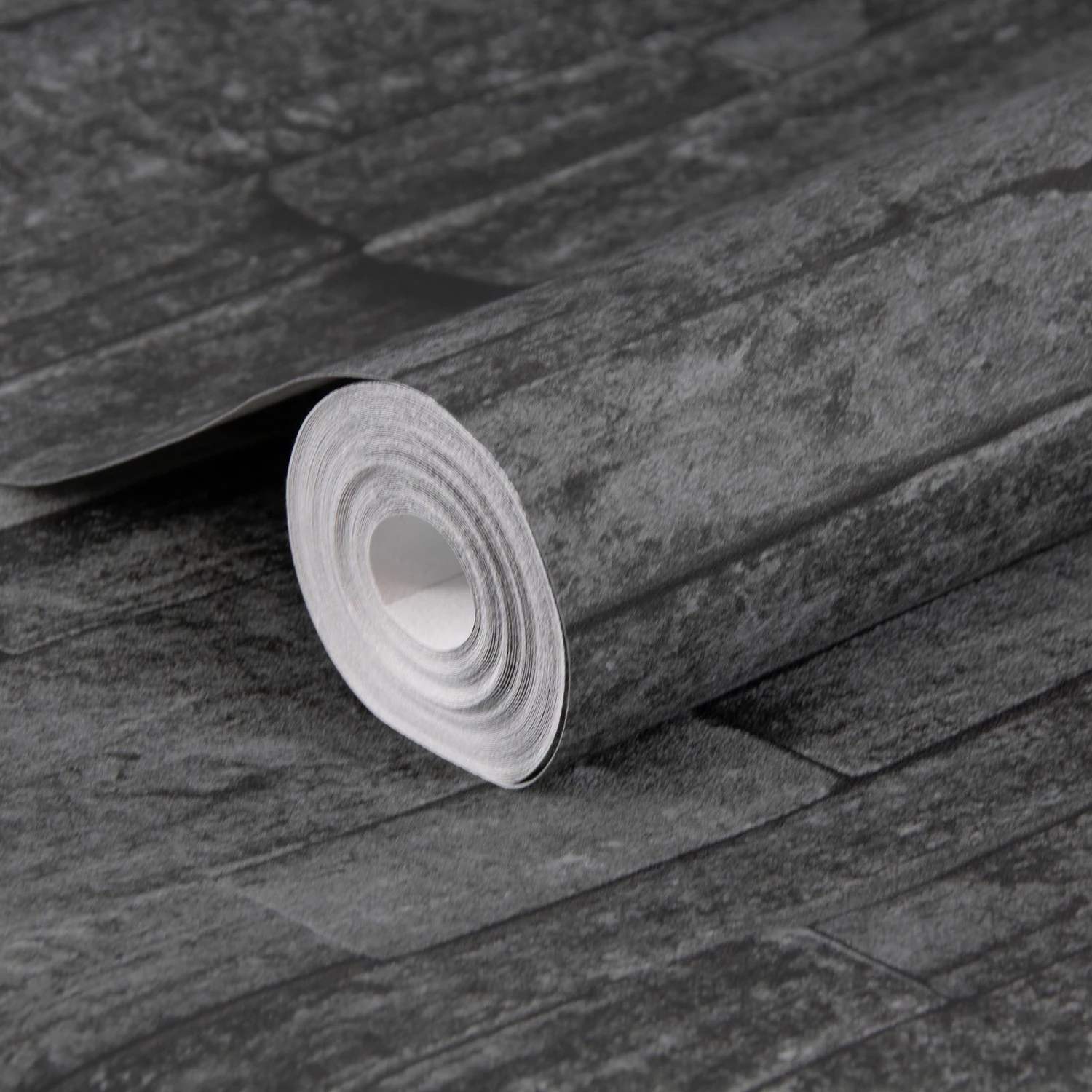 WOW Papier peint intissé Stone Wall - Intissé - Anthracite – Image 3