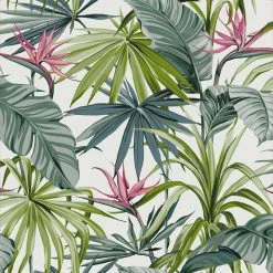 WOW Papier peint intissé Oiseau du paradis - Intissé - Vert