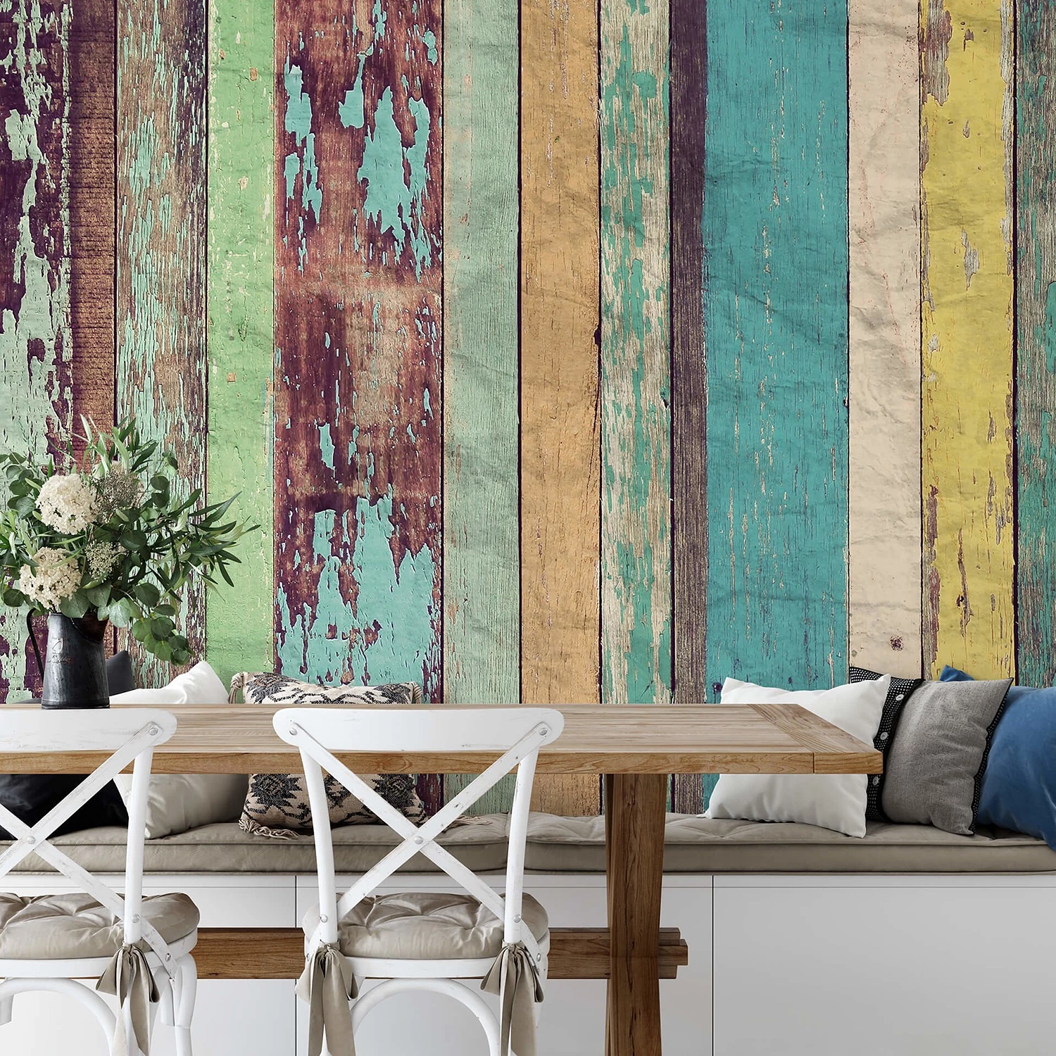 A.S. Création Papier peint Colored Wall - - 3,66 x 2,54 cm – Image 2