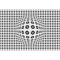 A.S. Création Papier peint Points - Intissé - Noir / Blanc - 3,84 x 2,6 cm