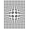 A.S. Création Papier peint Punkte 3D Modern - Intissé - Noir / Blanc - 1,92 x 2,6 cm