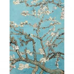 A.S. Création Papier peint Van Gogh Almond Blossom - Intissé - Bleu / Gris - 1,92 x 2,6 cm