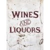 A.S. Création Papier peint Wines and Liquors - Intissé - Beige / Rouge - 1,92 x 2,6 cm