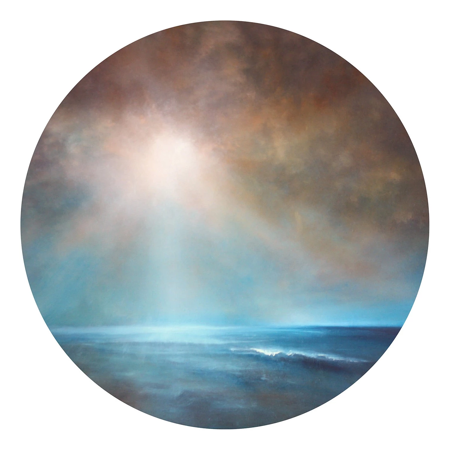 A.S. Création Papier peint Strength and Silence - Intissé - Bleu / Marron / Blanc - 1,4 x 1,4 cm