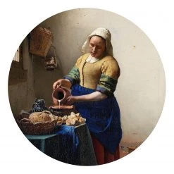 A.S. Création Papier peint Vermeer The Milkmaid Kunst - Intissé - 1,4 x 1,4 cm