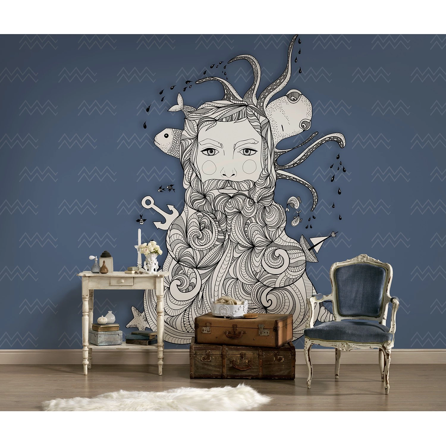 A.S. Création Papier peint Aquarius II - Non tissé mat – Image 2