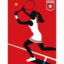 A.S. Création Papier peint Tennisplayer - Non-tissé structuré