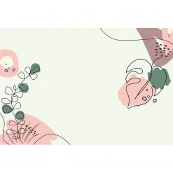 A.S. Création Papier peint Drawn Leaves I - 200g non tissé-mica