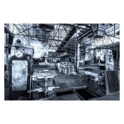 WandbilderXXL Impression d'art Lost Warehouse - Toile - Noir / Blanc