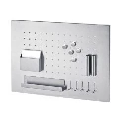 Zeller Tableau mémo Danville - Acier inoxydable