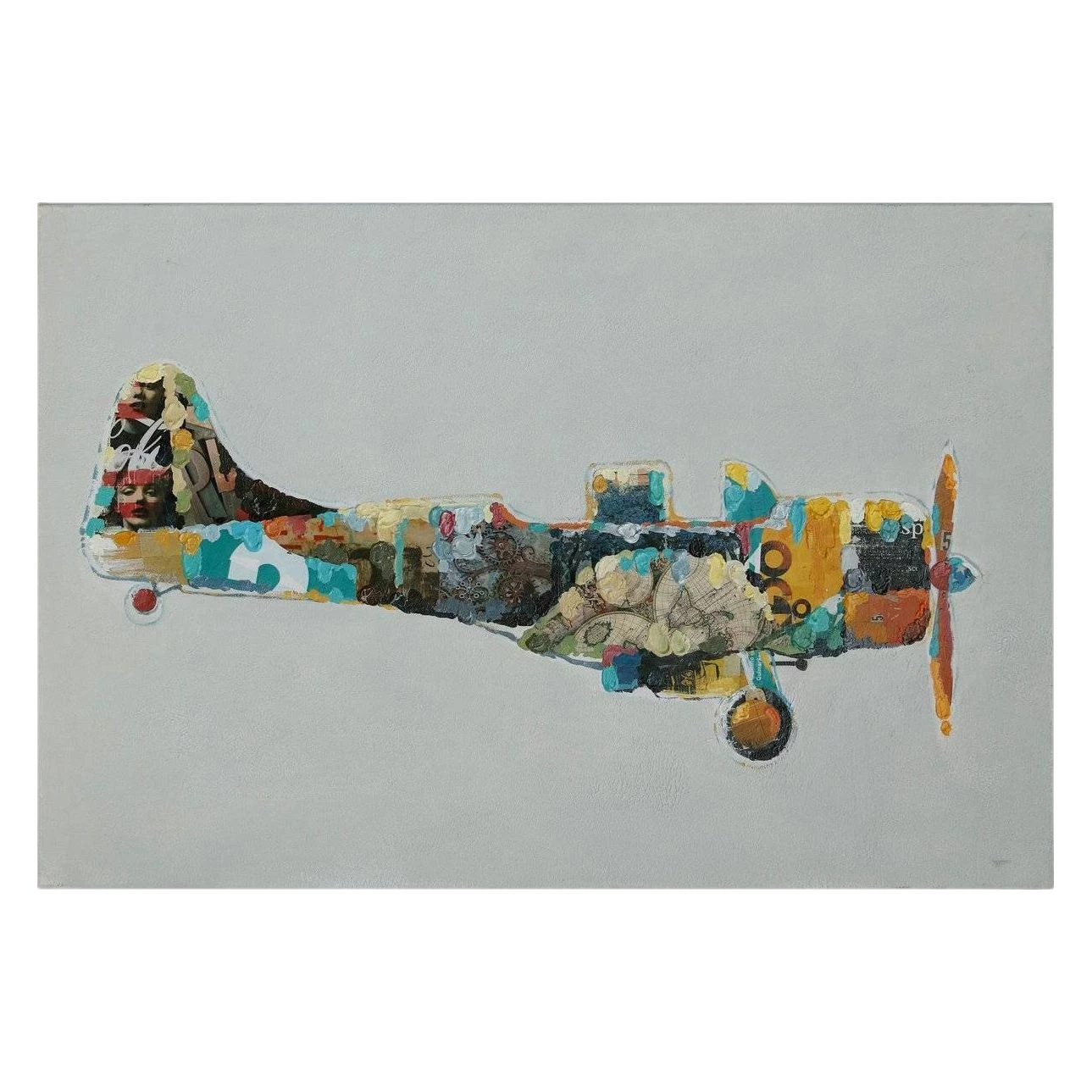 Kayoom Impression d’art Flugzeug colorful II