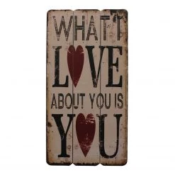 My Flair Écriteau Love You - Beige