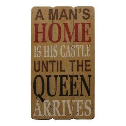 My Flair Écriteau Queen - Marron