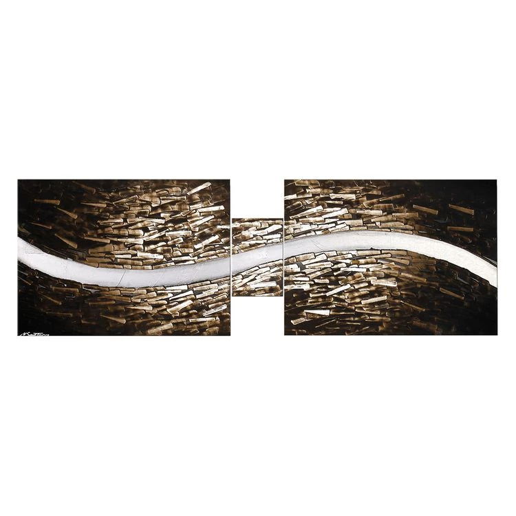 WandbilderXXL Le tableau mural Clear River - 100 % peint à la main - 180x60cm – Image 2