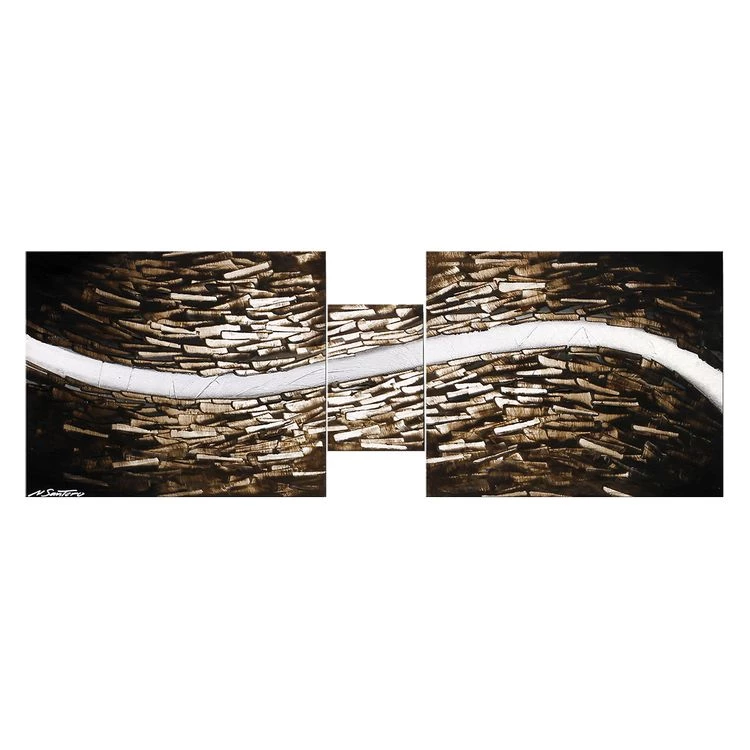 WandbilderXXL Le tableau mural Clear River - 100 % peint à la main - 180x60cm – Image 3